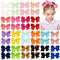 40PCS 4.5 Inch Hair Bows for Girls Grosgrain Ribbon Toddler Hair Accessories with Alligator Clips for Toddlers Baby Girls Kids Teens in Pairs...
