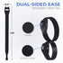 Starument Hook and Loop Cable Ties (8 x 1/2 inch, 100-pack), Premium Industrial Grade and Reusable Fastening Cord Straps for Home, Office and Outd...