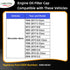 0000100301 Engine Oil Fill Cap Compatible with Mercedes-Benz E C GLE B A CLA GLK S M CLK GL CLS & More - Part No. 000 010 0301...