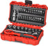 35 Pieces 1/4 inch Drive Socket Ratchet Wrench Set, Mini Ratcheting Wrench with Bit Socket Set Metric and Extension Bar for Auto Repairing...