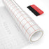 ARTEZA Ultra Clear Transfer Tape Paper with Grid & Squeegee, 12 Inch Wide x 12 Foot Long Roll, for Alignment & Transfer of Adhesive Vinyl for Deca...