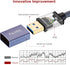 6 ft USB 3.0 A Male to A Male Cable,USB 3.0 to USB 3.0 Cable Nylon Braid USB Male to Male Cable Double End USB Cord Compatible with Hard Drive Enc...