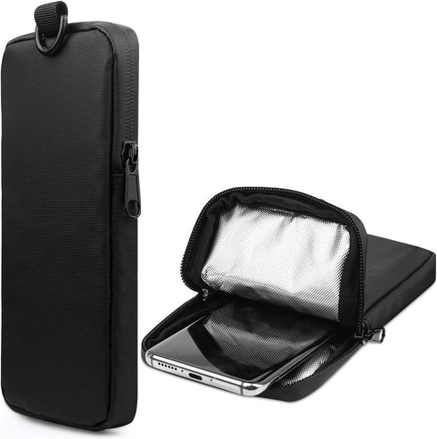 WALLFID 2PCS Thermal Phone Case Bag with and Keyring,Prevent Phone from Dropping Battery due to Cold Weather,for 6.7 inches Phones and Power Banks...