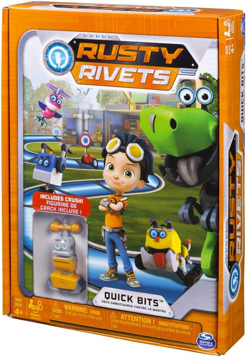 Rusty Rivets – Quick Bits Path Game Board Game with Crush Figure...