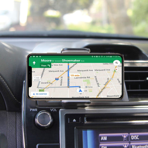 CELLET Car Cell Phone Holder Mount – Black Air Vent Phone Holder Car Stand with Adjustable Cradle for iPhone 13 Pro Max 12 11 Galaxy S21 Ultra 5G ...