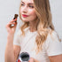 30Pcs Disposable Makeup Brushes Mini Cosmetic Brush Small Blush Brushes Portable Powder Brush for Loose Powder Foundation Applicator Beauty Tool f...