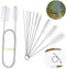 Aquarium Filter Brush Long Brush Flexible Double Ended Bristles Hose Pipe Cleaner for Fish Tank or Home Kitchen(White)...