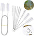 Aquarium Filter Brush Long Brush Flexible Double Ended Bristles Hose Pipe Cleaner for Fish Tank or Home Kitchen(White)...