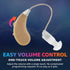 Hearing Amplifiers Set with New Digital Technology - Almost Invisible Design and Rechargeable USB Dock - Personal Pair Sound Amplifier with Adjust...