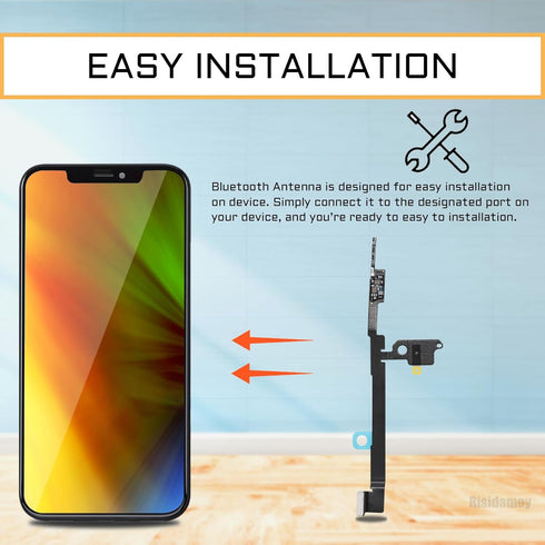 for iPhone 13 Bluetooth Antenna Flex Cable Replacement for iPhone13 Signal Bluetooth Wireless Connector Cable Part with Tweezers Repair Tool Crowb...
