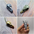 Tiny Size 3D Raven Head Skull Silicone Resin Mold Crow Bird Cake Fondant Mold Cake Decorating Tool Soap Resin Pendant Polymer Clay Halloween Candy...