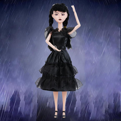 11.5 inch Dolls with Gift Box, Black Doll with Thing Hand, Black Dress, Black High Heels, Black Hair, Gift for Girls & Fans...
