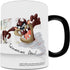 Morphing Mugs Looney Tunes Tazmanian Devil (Taz) Ceramic Mug, Black...
