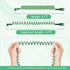 Coil iPhone Charger Cable USB A to Lightning Cord (2ft to 8ft) Mfi Certified CarPlay Right Angle (Sage Green)...