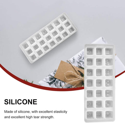 EXCEART 2pcs Creative Mahjong and Dice Epoxy Resin Casting Molds Resin Silicone Molds for DIY Craft Project...