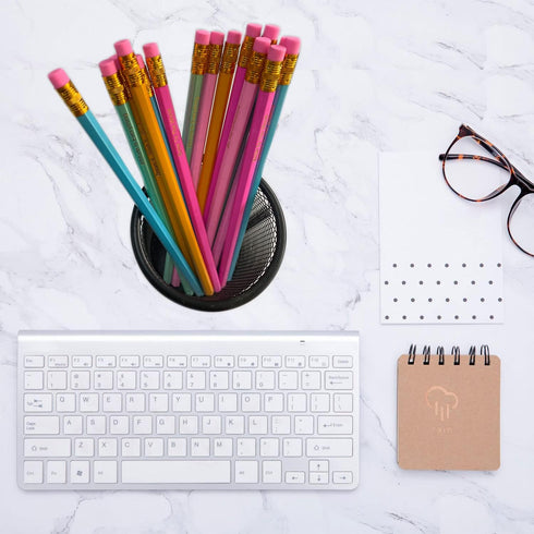 15 Pieces Inspirational Pencils Personalized Pencils cute pencils Custom Wood Pencils Colorful Motivational Pencils with Inspirational Sayings for...