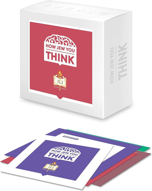 How Jew You Think Cards, Conversation Starters, Icebreaker Game, and Host Gift— 40 Question Cards...