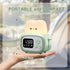 QANYI Small Timer Clock Toaster Lamp, Cute Night Light with Time Management Tool and Table Clock Alarm Digital Timer for Kids, ABS+PC Kids Lamp Bi...