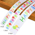 Birthday Wired Ribbon 10 Yard Polyester Craft Ribbon for DIY Sewing Accessories Hairbow Boxes Wrapping Wedding Birthday Party Decoration(Happy Bir...