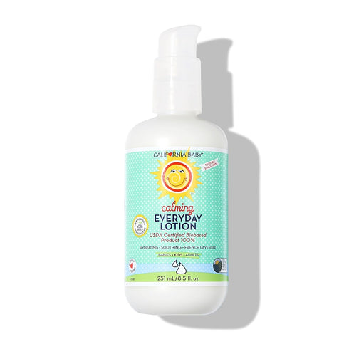 California Baby Calming Lotion | 100% Plant-Based | Soothing Baby Lotion for Sensitive Skin | Lavender Kids Lotion | Allergy Friendly | Organic Ca...