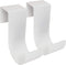 Aluminum Slip-on Fence Hooks, 1.5-06-WHITE, Pair...