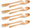 8Pcs Schima Wooden Utensil Set Including Wooden Spoons and Wooden Forks,Reusable Handmade Natural Wooden cutlery, Eco-Friendly Wood Flatware Sets ...
