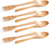 8Pcs Schima Wooden Utensil Set Including Wooden Spoons and Wooden Forks,Reusable Handmade Natural Wooden cutlery, Eco-Friendly Wood Flatware Sets ...
