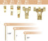 Mr. Pen- Picture Hanging Kit, 410pc, Gold, Picture Hangers, Nails for Hanging Pictures, Wall Hangers, Picture Hanging, Picture Hanging Hooks, Fram...