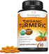 USDA Certified Organic Turmeric Supplement – Includes Organic Turmeric & Organic Black Pepper – 1,400mg of Turmeric per Serving - 60 Count (Pack o...
