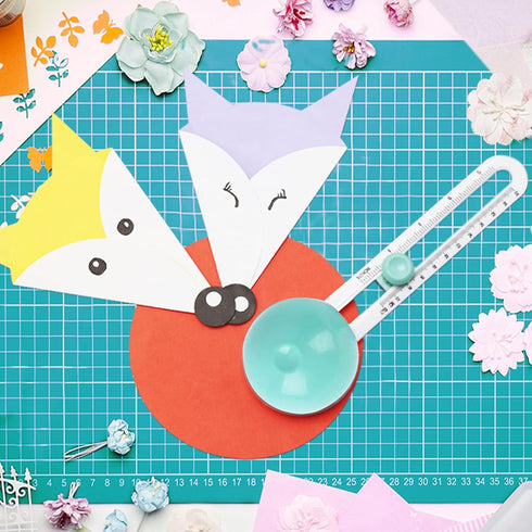 HKKYO Craft Circle Cutter, Compass Circle Cutter for Paper Circular Cutting Tool for Cardstocks...