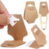 200PCS Bracelet Display Cards Sturdy Necklace Holder Cards Self Adhesive Jewelry Packaging Selling Card for Small Business of Keychain Earring Hai...