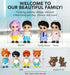 FUNERICA Dollhouse People Figures Playset - Adorable Dollhouse Family Members with Pets, Doctor, and Nurse. Little People Figures Doll House Acces...