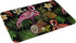 Embroidered Flamingo Tropical Palm Leaves Bath Rugs Mats Door Mat Outdoor Doormat Non Slip Absorbent Bathroom Floor Mat Carpet for Home Kitchen En...