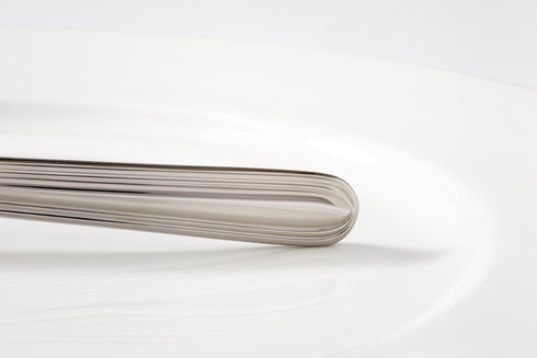 Fortessa Metropolitan 18/10 Stainless Steel Flatware Serving Spoon, 9.25-Inch...