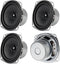 4PACK 8Ohm 10W Full Range Audio Speaker Stereo Woofer Loudspeaker for Arduino Replacement and DIY Boom Box Satellites Speaker......