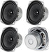 4PACK 8Ohm 10W Full Range Audio Speaker Stereo Woofer Loudspeaker for Arduino Replacement and DIY Boom Box Satellites Speaker......