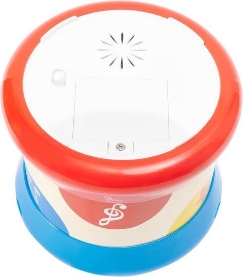 (Baby Drum) - Hape Baby Drum Colourful Rolling Drum Musical Instrument Toy For Toddlers, Rhythm & Sound Learning, Battery Powered (E0333)...
