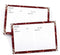 Ring Binder Depot, Recipe Cards Lined with Maroon and White Design 4 inch X 6 inch on Premium Thick Card Stock Great Gift for Amateurs or Experien...