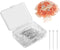 100 PCS Bouquet Pins Flower Pins, 1.5'' Straight Pins Clear Sewing Pins Crystal Diamond Head Pins for Craft Wedding Jewelry Decoration...