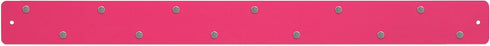 Three by Three Seattle 28 x 2.5 Inch Metal Strip Frameless Magnetic Bulletin Board with 12 Magnets for Memos, Photos, Lists, and More in Office, H...