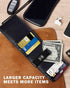 Mens Wallet Slim Minimalist Leather Card Holder Wallets RFID Blocking Bifold Front Pocket for Men as Ideal Gifts Box...