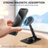 Magnetic Phone Stand Compatible with MagSafe, Phone Stand for Desk with 360°Rotation Base, Adjustable Height, Aluminum Phone Stand Compatible for ...