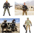 14 Pack Army Men and SWAT Team Soldiers Action Figures,Soldiers Action Figures Playset with 14 Design Military Weapons Accessories, for Kids Child...