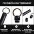 2 Pack Metal Storage Tube Container - Waterproof Holder Case Tube Container with Keychain, Safe for Money, Travel Items, Multitool EDC Every Day C...