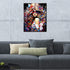 Poker Woman Girl Portrait DIY Paint by Numbers for Adults Graffiti Fashion Women Girl DIY Oil Painting Acrylic Paint Art Painting Kits Canvas with...