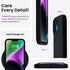 ORNARTO Compatible with iPhone 14 Case 6.1, Slim Liquid Silicone 3 Layers Full Phone Covered Soft Gel Rubber Case Protective Phone Cover 6.1 Inch-...
