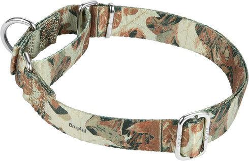 Fabulous Collar with Dogs Who Escape - Hyhug Pets Upgraded Escape Proof Martingale Collar for Dogs Daily Use Walking and Training (Large, Forest)...