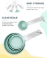 Measuring Cups and Spoons Set of 8 Pieces, nesting measuring cups for Measuring Dry or Liquid Ingredients, Stainless Steel Handle, Kitchen Gadgets...