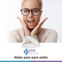 GMS Optical 1.3mm Ultra-Thin / 18mm Long Length - Anti-Slip Adhesive Contoured Silicone Eyeglass Nose Pads with Super Sticky Backing for Glasses, ...