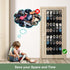 Over the Door Shoe Organizer 35 Mesh Pockets Hanging Shoe storage Shoe Rack for Closet Entryway Bedroom Bathroom Pantry Shoe Holder for Men Sneake...